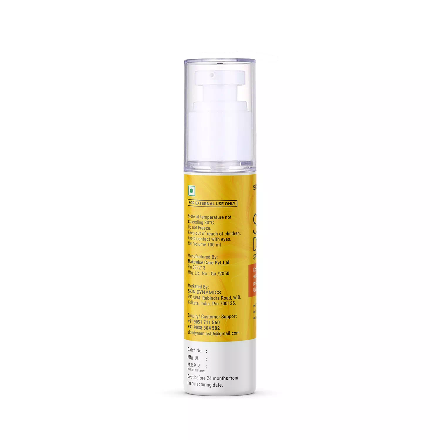 Skin Defence SPF 40 Sunscreen Lotion - 50 ml Spray - Image 3