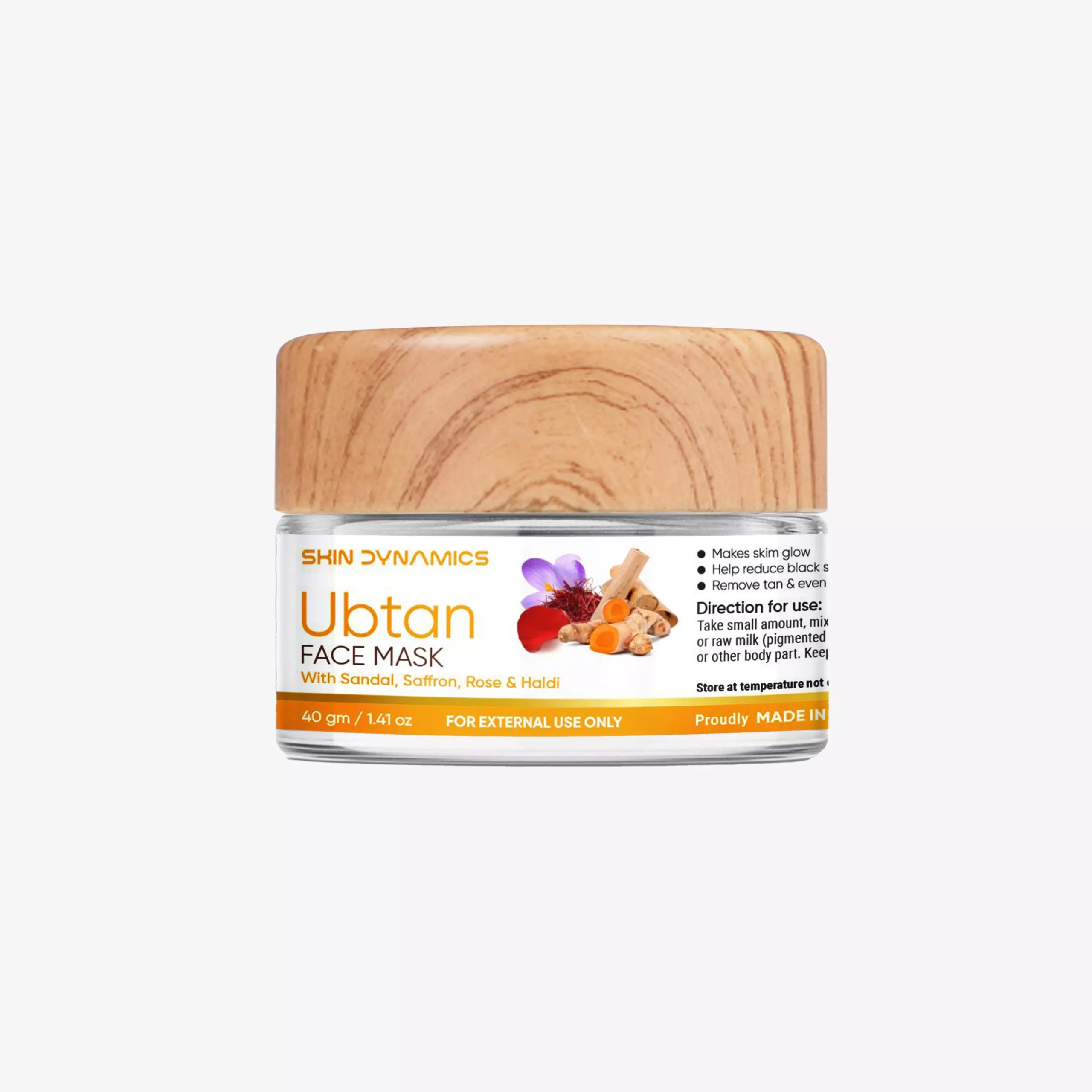 Ubtan Face Mask - 40 gram Jar