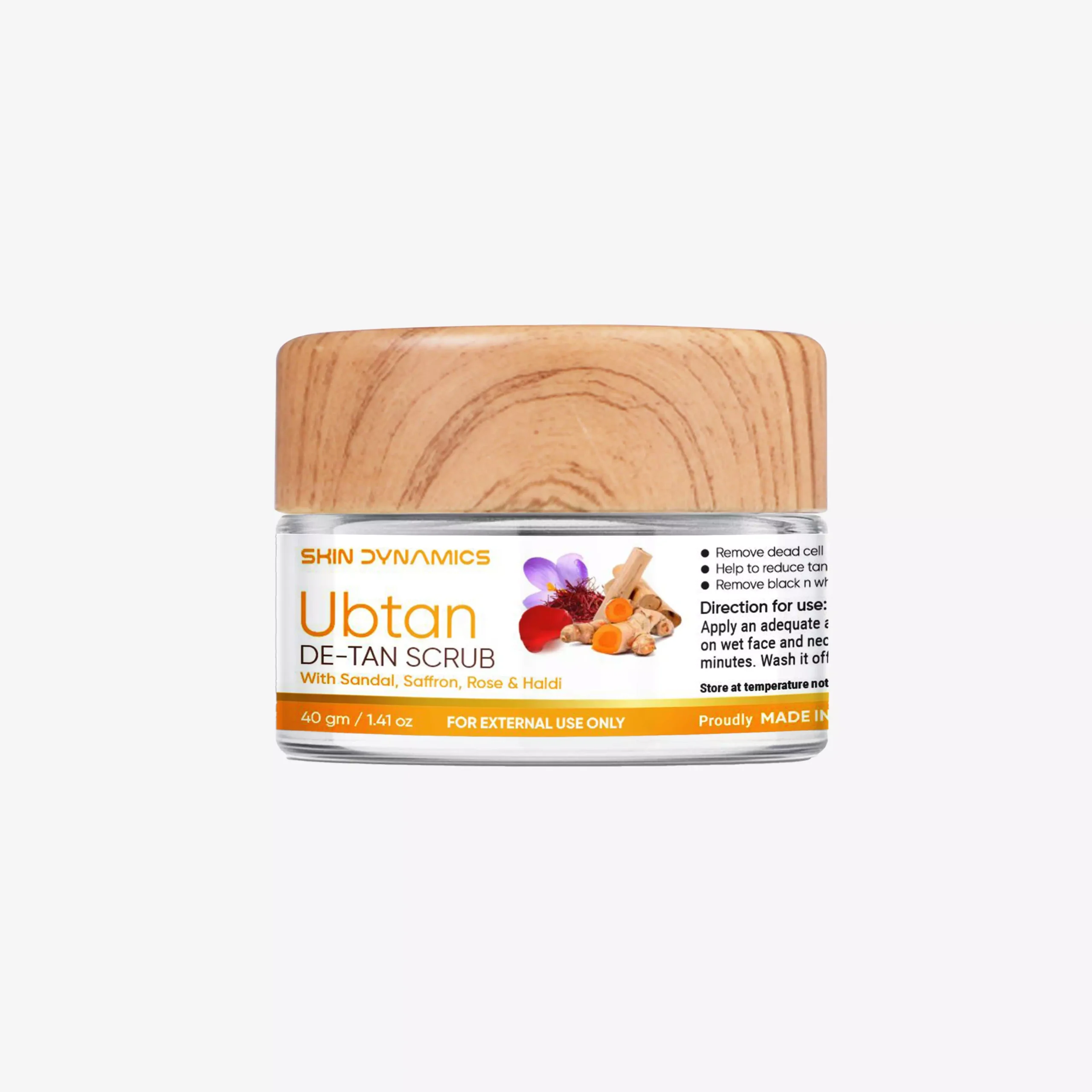 Ubtan De-tan Scrub - 40 gram Jar