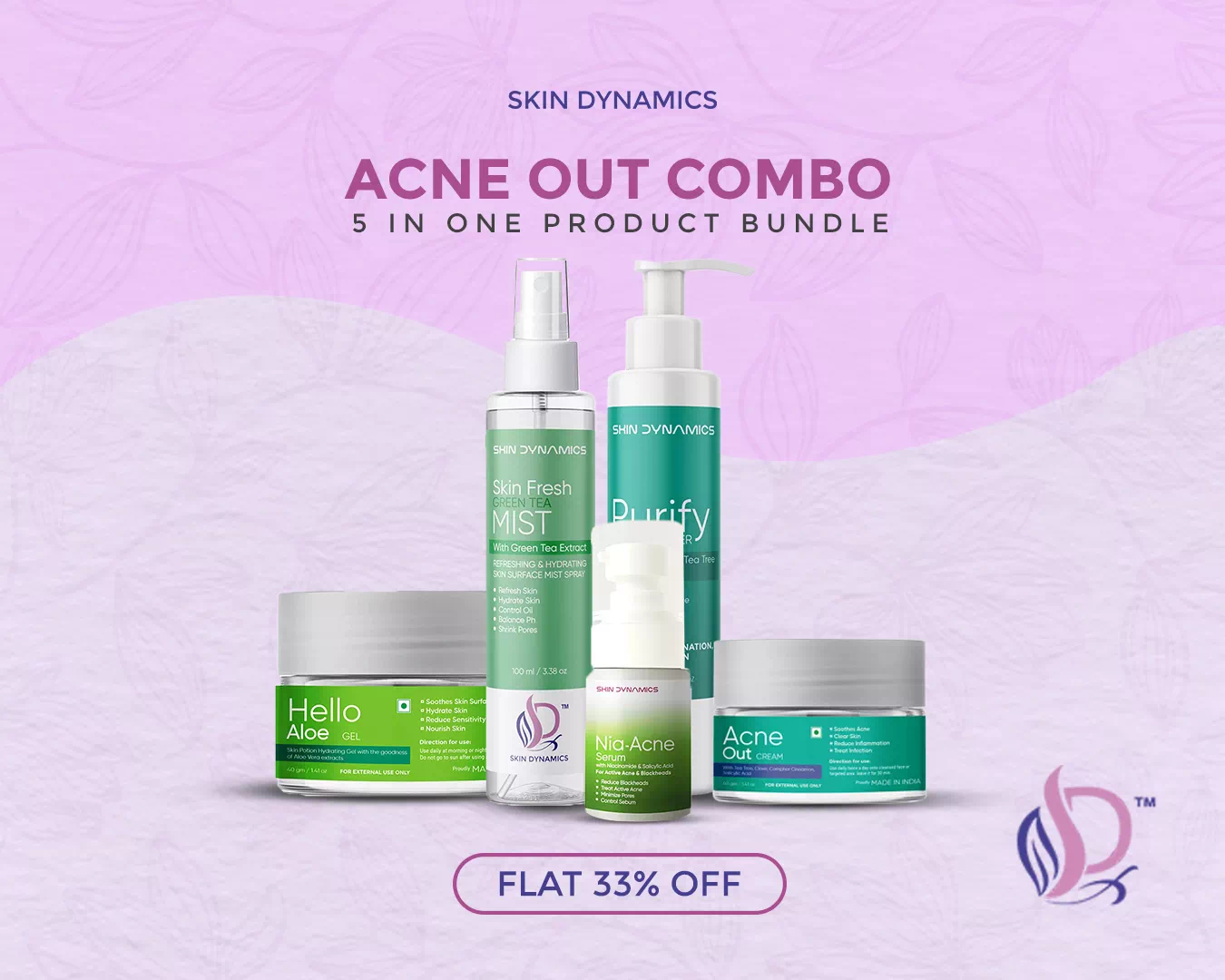 Acne out combo - 5 in One Product Bundle