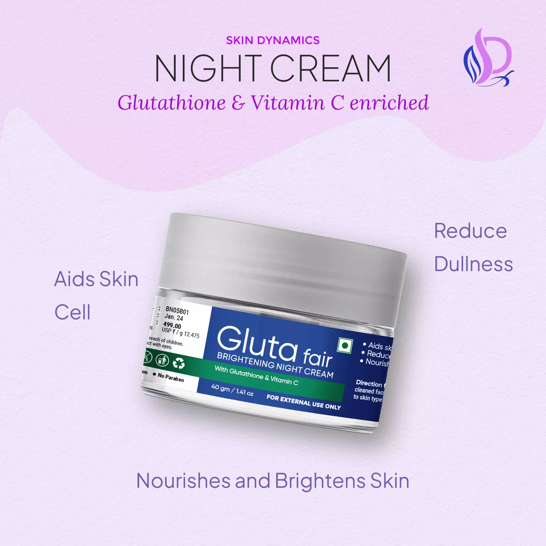 Gluta Fair Brightening Night Cream