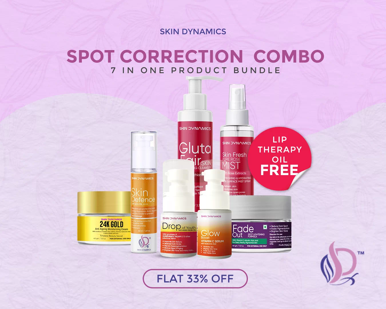 Spot correction (De-pigmentation) combo - 7 in One Product Bundle