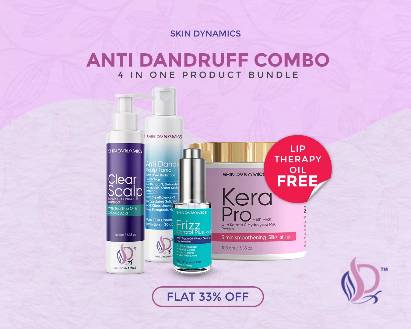 Anti dandruff combo - 4 in One Product Bundle